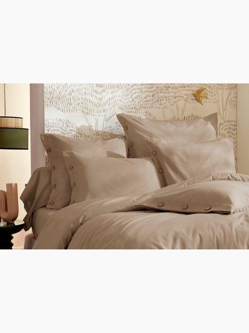 Housse de Couette Percale de Coton 120 Fils Unie PERRINE - Kiabi Housse de Couette Percale de Coton 120 Fils Unie PERRINE - Kiabi