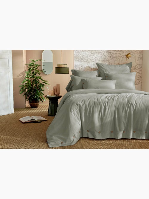 Housse de Couette Percale de Coton 120 Fils Unie PERRINE - Kiabi Housse de Couette Percale de Coton 120 Fils Unie PERRINE - Kiabi