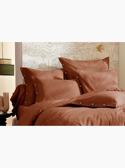 Housse de Couette Percale de Coton 120 Fils Unie PERRINE - Kiabi Housse de Couette Percale de Coton 120 Fils Unie PERRINE - Kiabi