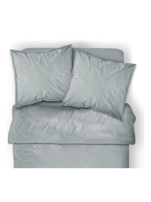 Housse de couette percale de coton 2 Personnes uni 57FILS - Kiabi