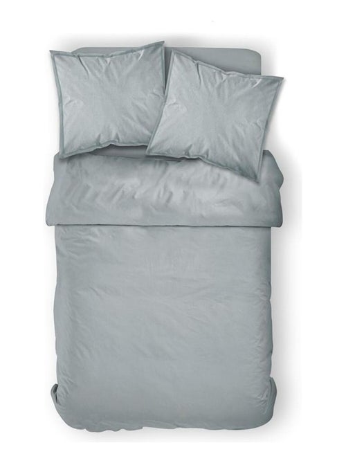 Housse de couette percale de coton 2 Personnes uni 57FILS - Kiabi