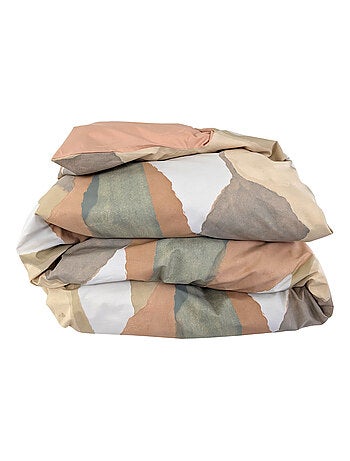 Housse de couette percale de coton LAND CRAIE