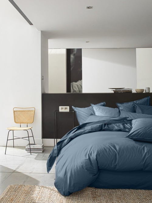 Housse de couette – Percale de coton lavé - Kiabi Housse de couette – Percale de coton lavé - Kiabi
