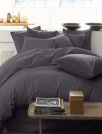 Housse de couette – Percale de coton lavé