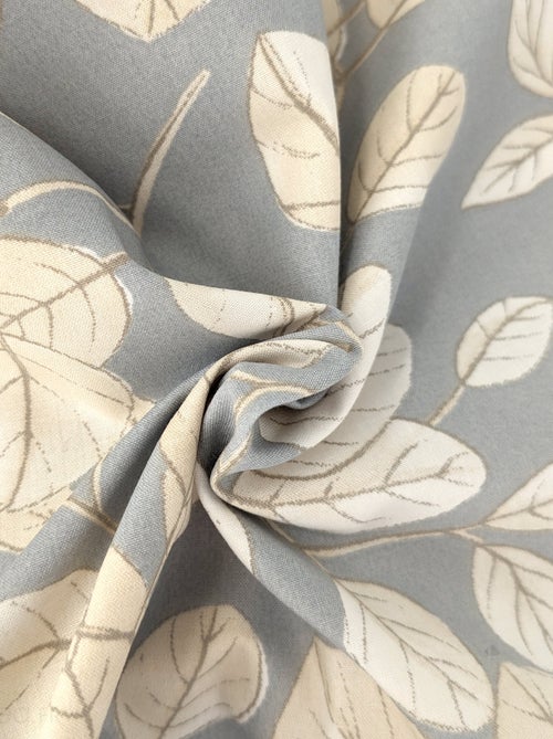 Housse de couette percale de coton LISON GRIS - Kiabi