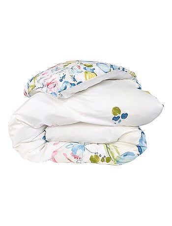 Housse de couette percale de coton NENUPHAR