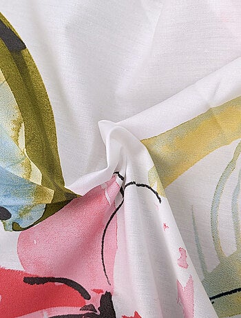 Housse de couette percale de coton NENUPHAR