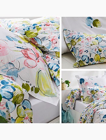 Housse de couette percale de coton NENUPHAR