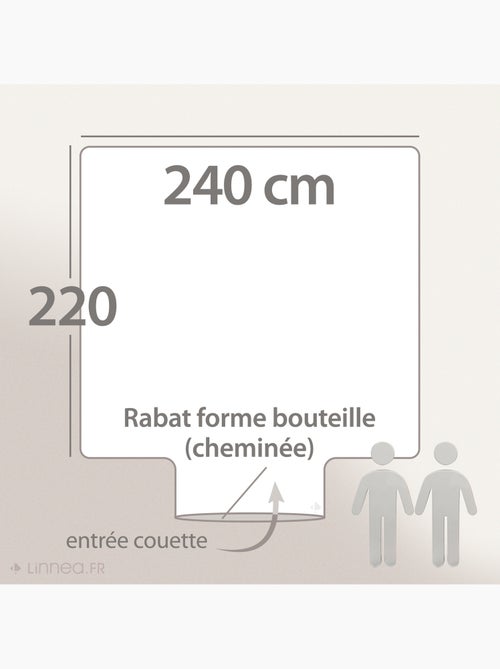 Housse de couette percale de coton NENUPHAR - Kiabi