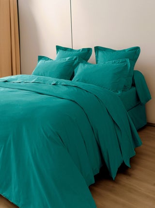 Housse de couette percale de coton peigné "Julian" toutes dimensions Coton Pur - Julian Paon - Houss
