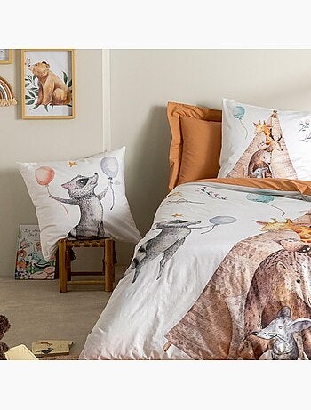 Housse de couette percale de coton TIPI