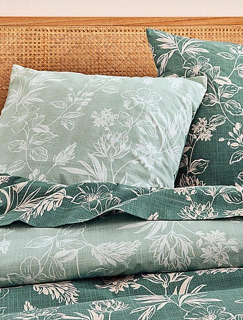 Housse de couette percale de coton végétal