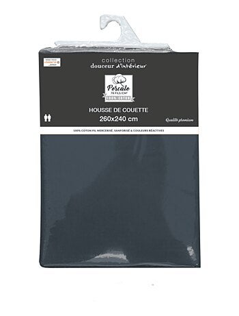 Housse de couette Percale Unie – Parure de Lit Luxe et Confort