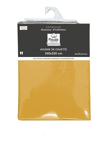 Housse de couette Percale Unie – Parure de Lit Luxe et Confort
