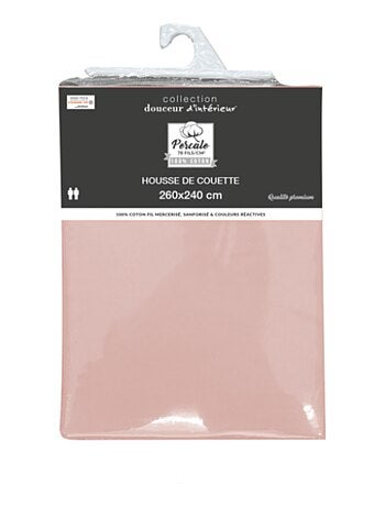 Housse de couette Percale Unie – Parure de Lit Luxe et Confort