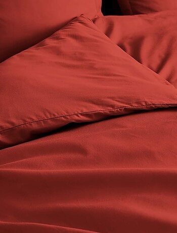 Housse de couette Percale Unie – Parure de Lit Luxe et Confort