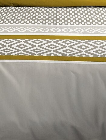 Housse de couette PIXUS + 2 taies coton 57 fils