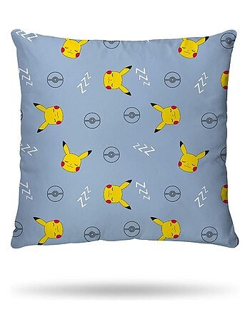 Housse de couette Pokémon Pikachu dodo 140x200 cm - 100% coton - Bleu