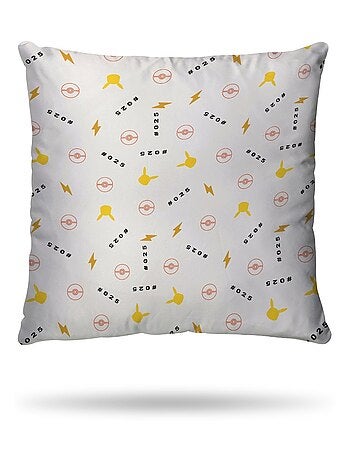 Housse de couette Pokémon Pikachu High Voltage 140x200 cm - 100% Coton - Blanc