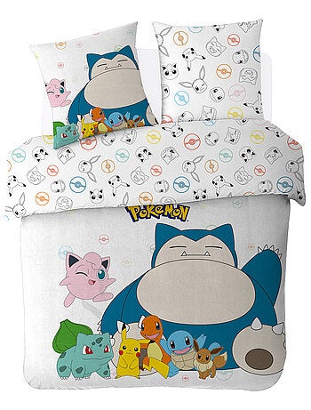Housse de couette Pokémon première génération 2 personnes - 100% Coton