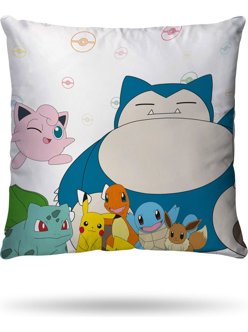 Housse de couette Pokémon première génération 2 personnes - 100% Coton Blanc - Kiabi