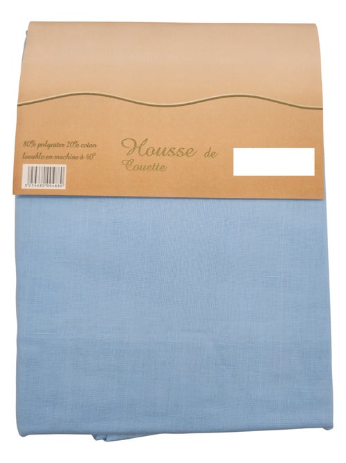 Housse de couette Polycoton - 220 x 240 - Kiabi Housse de couette Polycoton - 220 x 240 - Kiabi