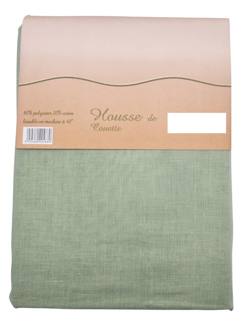 Housse de couette Polycoton - 220 x 240 - Kiabi Housse de couette Polycoton - 220 x 240 - Kiabi