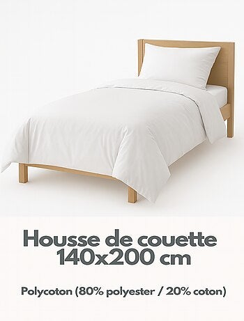 Housse de couette Polycoton