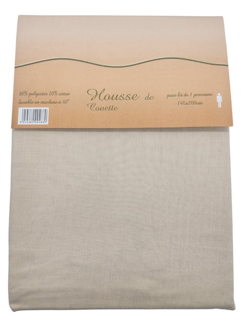 Housse de couette Polycoton - Kiabi Housse de couette Polycoton - Kiabi