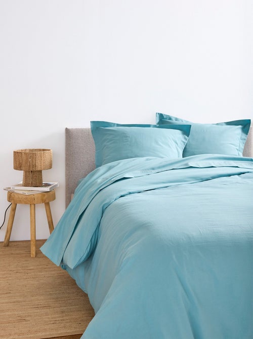Housse de couette polycoton unie - Kiabi