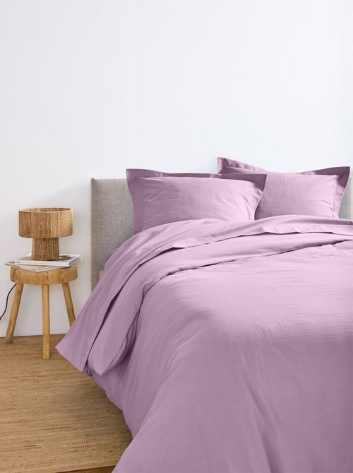Housse de couette polycoton unie - Kiabi
