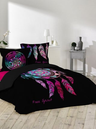 Housse de couette  Porte Bonheur 100% coton