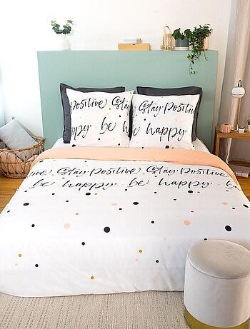 Housse de couette Positive + taie(s) microfibre