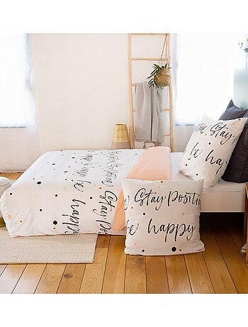 Housse de couette Positive + taie(s) microfibre