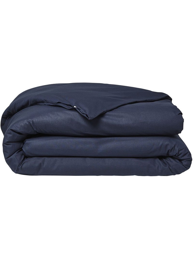 Housse de couette pour lit BIO ORGANIC Bleu marine - Kiabi