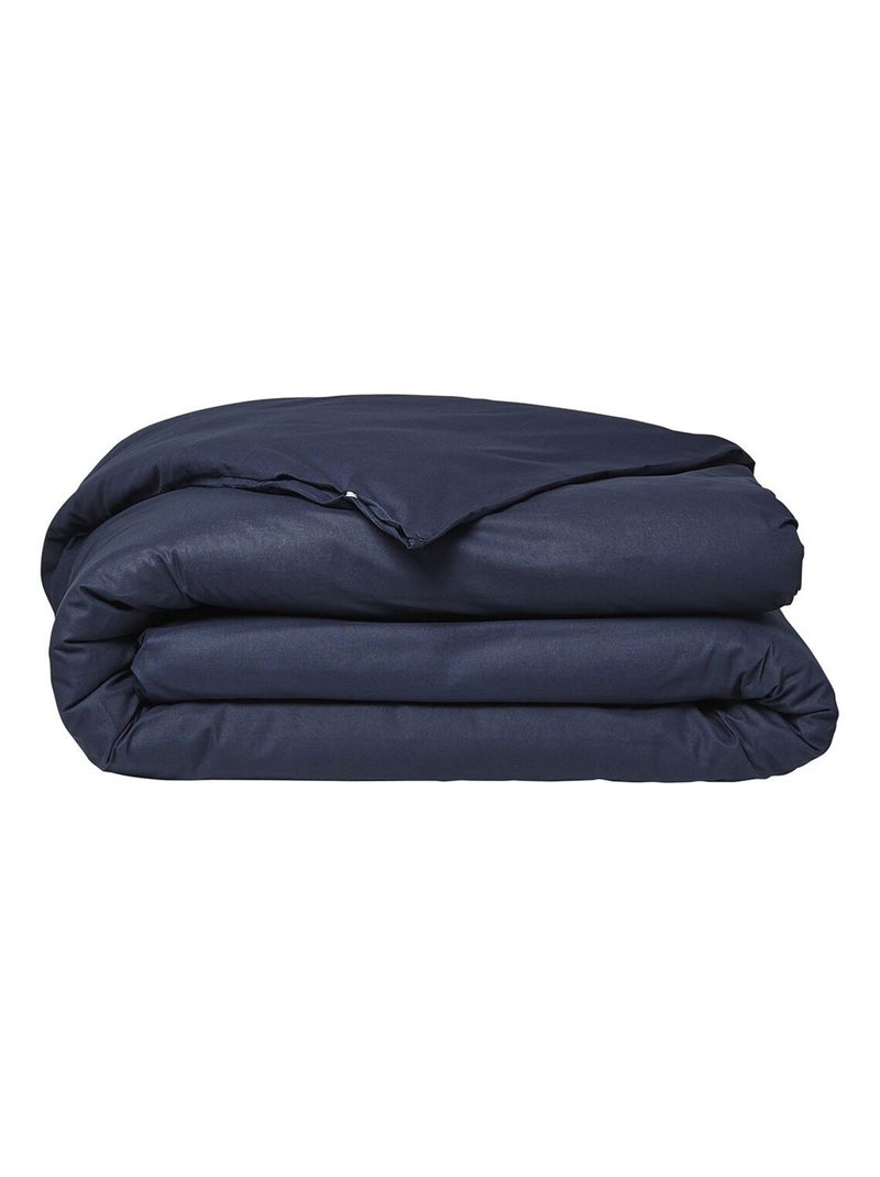 Housse de couette pour lit BIO ORGANIC Bleu marine - Kiabi