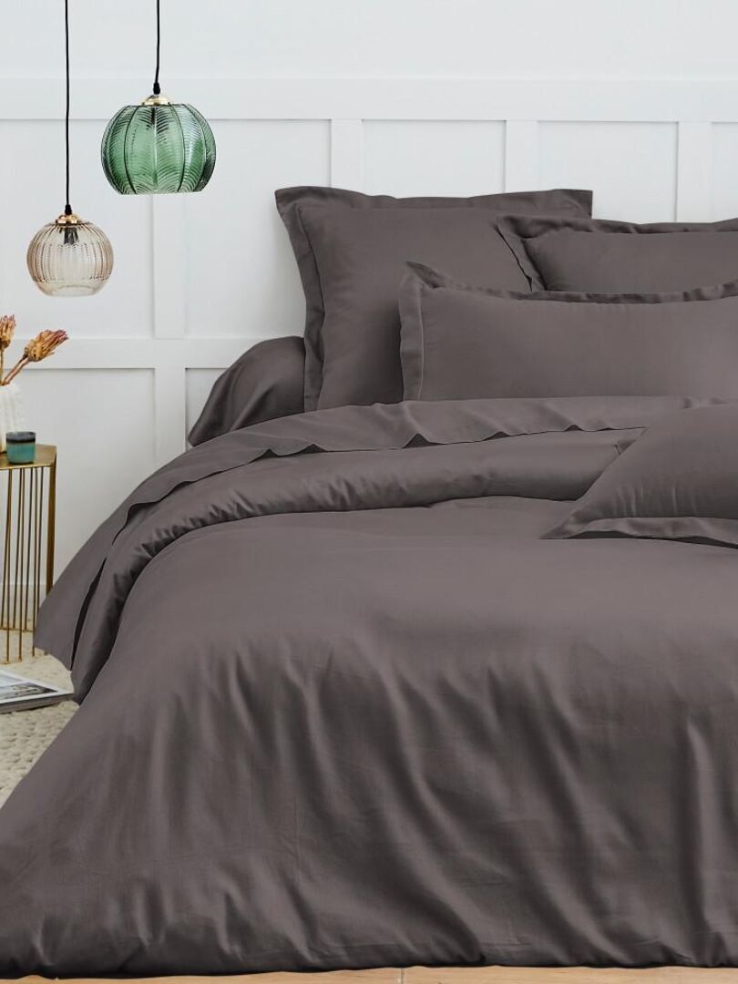 Housse de couette "Prémium" - Couleur Ardoise - Gris - Kiabi - 24.90€