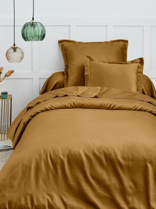 Housse de couette "Prémium" - Couleur Caramel - Kiabi