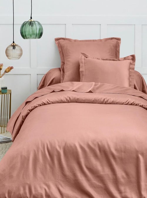 Housse de couette "Prémium" - Couleur Vieux Rose - Kiabi