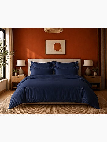 Housse de couette prestige 120 fils/cm² satin de coton