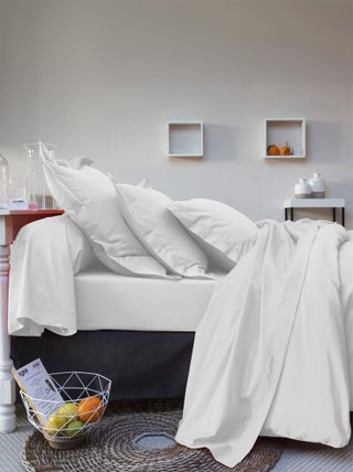 Housse de couette pur coton uni RELAX