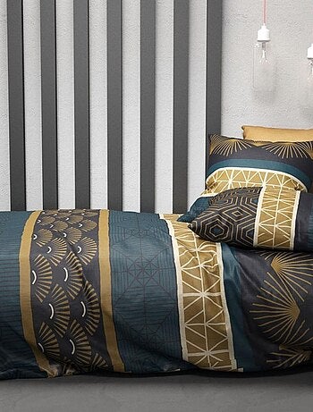 Housse de couette Qobe + taie(s) coton 57 fils