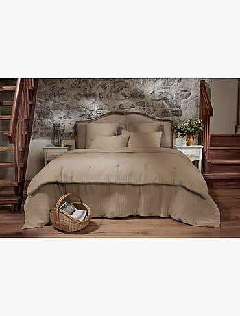Housse de Couette Quadruple Gaze de Coton 220 g/m² Bella Chantilly