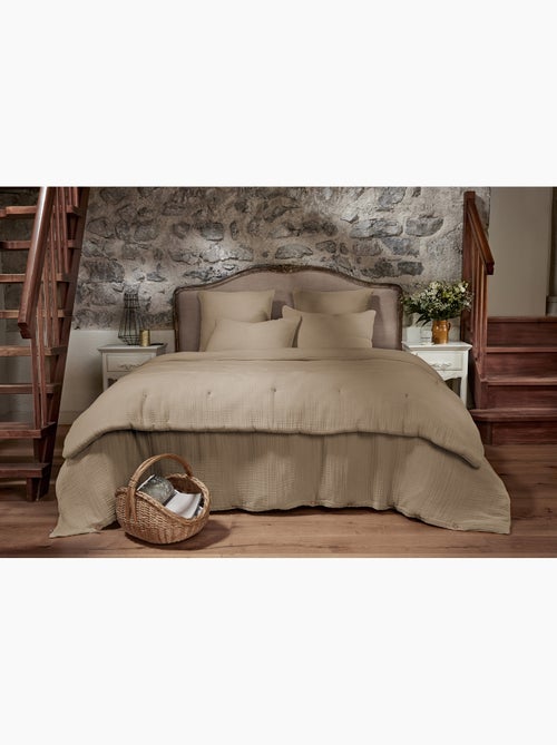 Housse de Couette Quadruple Gaze de Coton 220 g/m² Bella Chantilly - Kiabi Housse de Couette Quadruple Gaze de Coton 220 g/m² Bella Chantilly - Kiabi