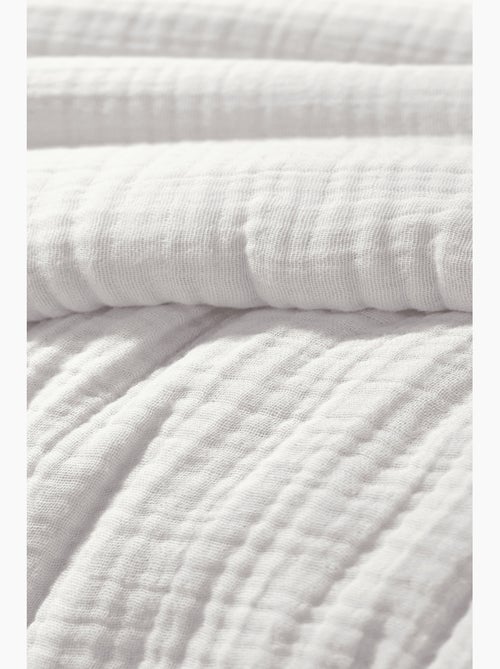 Housse de Couette Quadruple Gaze de Coton 220 g/m² Bella Chantilly - Kiabi Housse de Couette Quadruple Gaze de Coton 220 g/m² Bella Chantilly - Kiabi