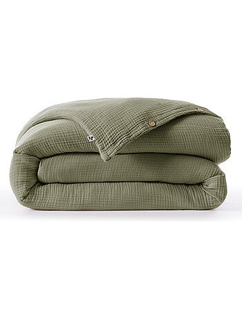 Housse de Couette Quadruple Gaze de Coton 220 g/m² Bella Chantilly
