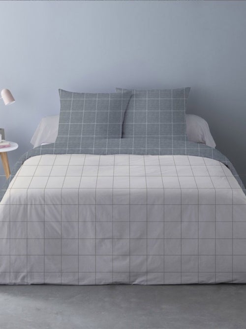 Housse de couette Régis marron + 2 taies - Kiabi