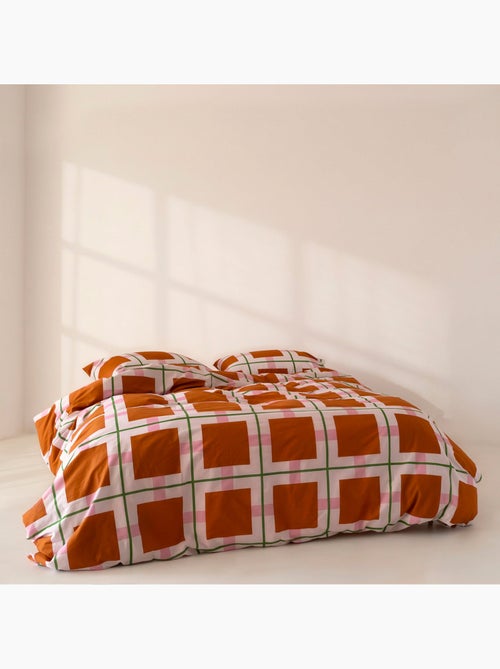 Housse de couette Retro arty "Happyfriday" - Kiabi