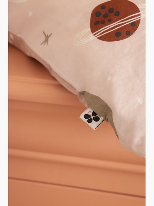 Housse de couette réversible + 1 taie d’oreiller – Coton 57 fils – SKY DREAM - Kiabi