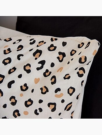 Housse de couette réversible 100% coton 52 fils + taie(s) d'oreiller